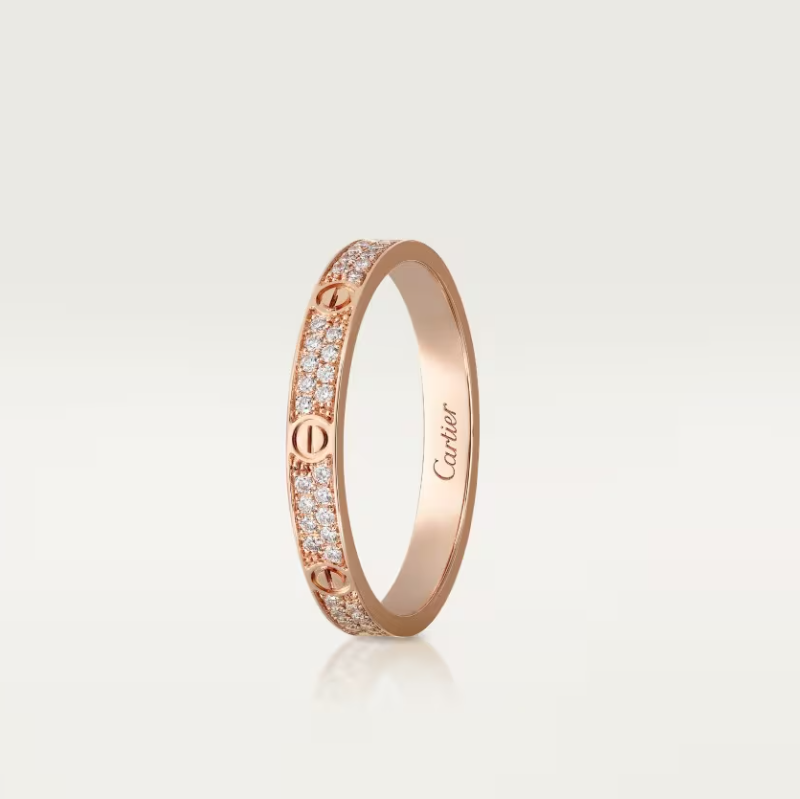 [Marin-Jewelry]LOVE RING 2.6mm-wide full-diamond ring Marin-Jewelry Gold