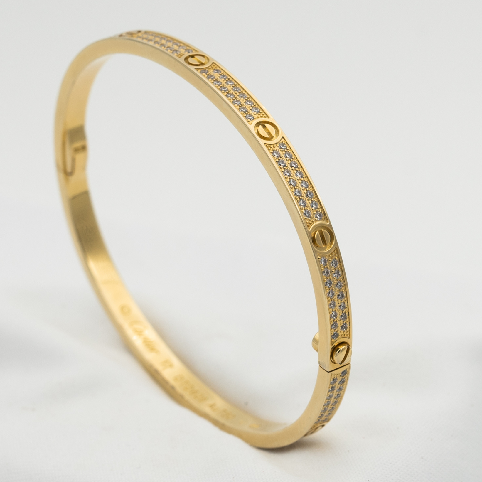 [Marin]BRACELET LOVE SERTI DIAMANTS 3,65 MM