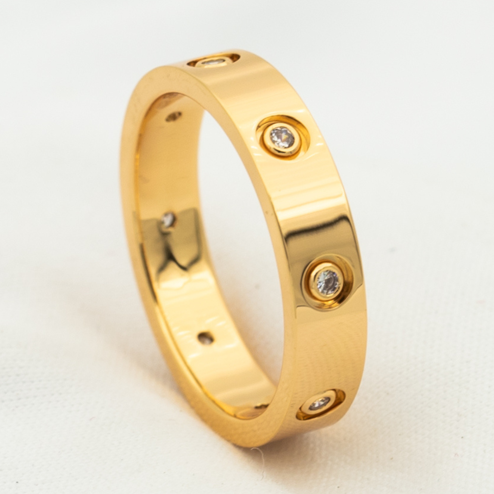 [Marin]LOVE RING 3.6MM 8 DIAMONDS