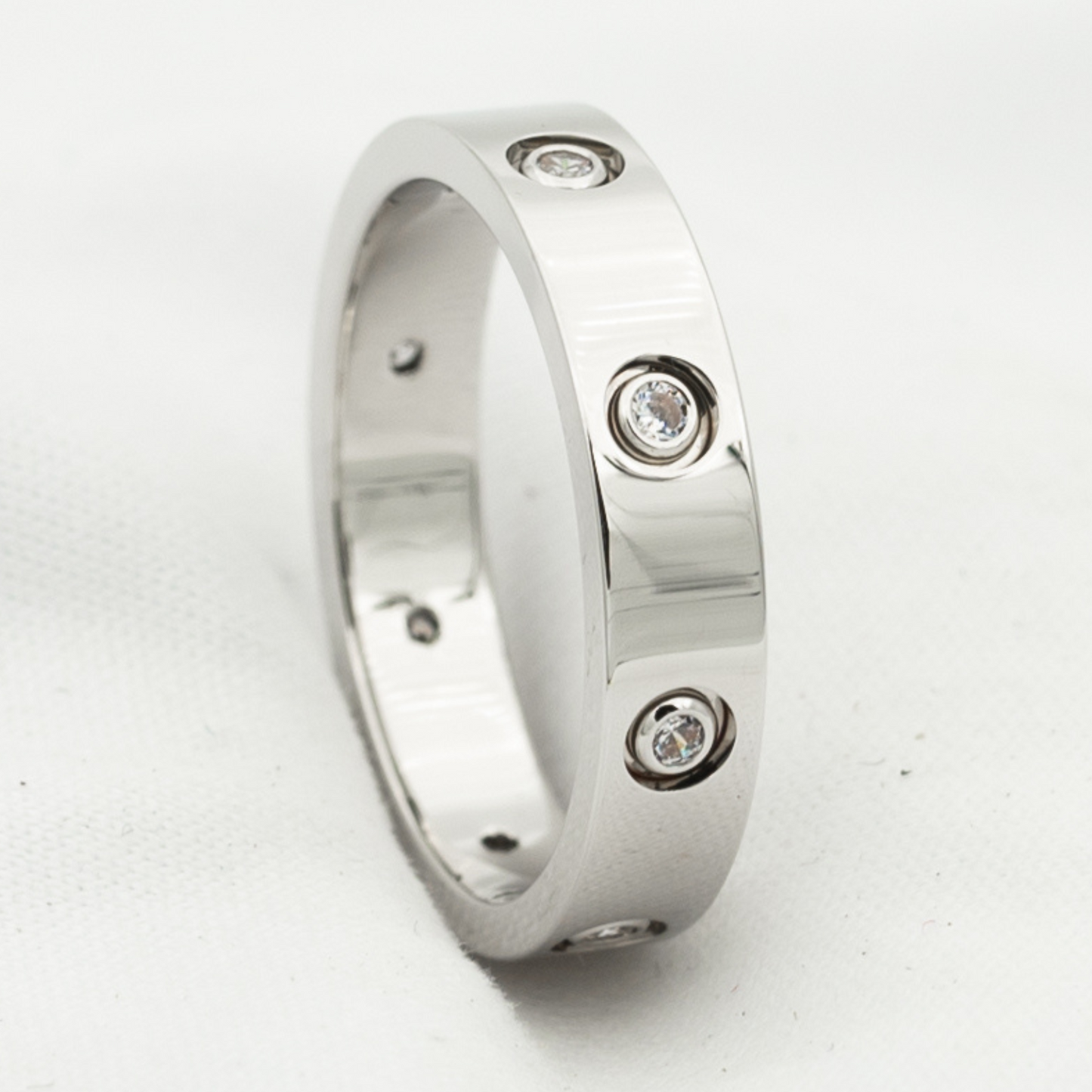 [Marin]LOVE RING 3.6MM 8 DIAMONDS