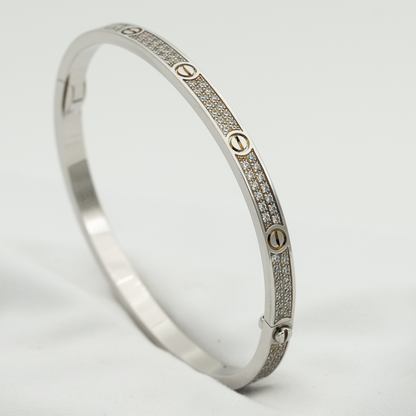 [Marin]LOVE BRACELET 3.65MM DIAMOND-PAVED