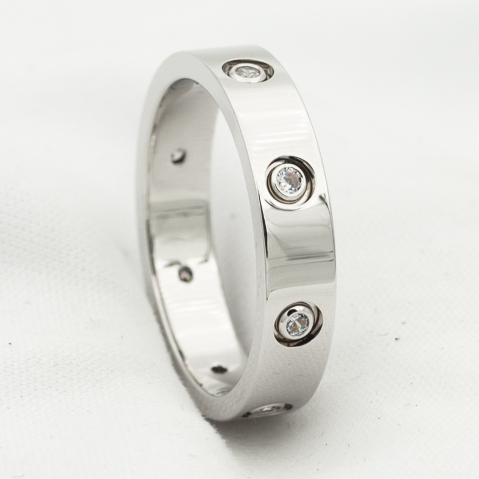 [Marin]LOVE RING 3.6MM 8 DIAMONDS