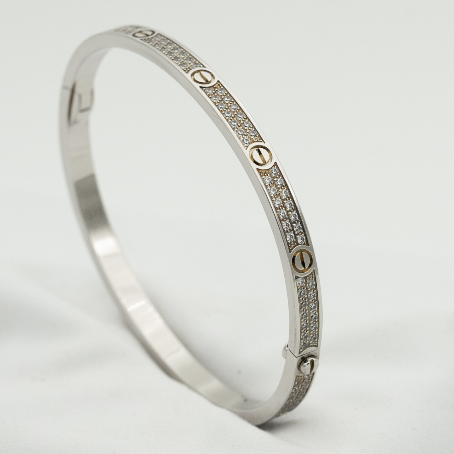 [Marin-Jewelry]LOVE BRACELET 3.65MM DIAMOND-PAVED