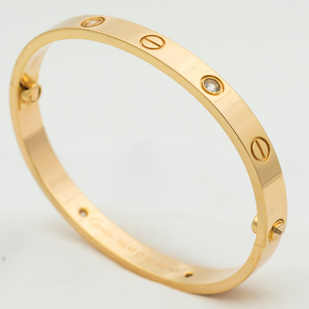 [Marin]LOVE BRACELET 6.1MM 4 DIAMONDS