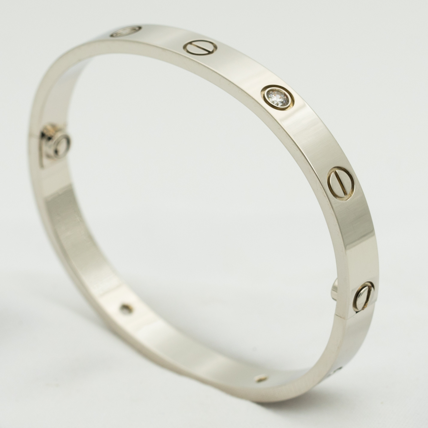 [Marin-Jewelry]LOVE BRACELET 6.1MM 4 DIAMONDS