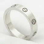 [Marin]BAGUE LOVE 4MM 1 DIAMANT ARGENT