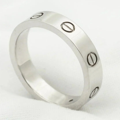 [Marin]LOVE RING 4MM 1 DIAMOND SILVER