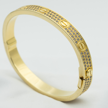 [Marin-Jewelry]LOVE BRACELET 6.1MM DIAMOND-PAVED