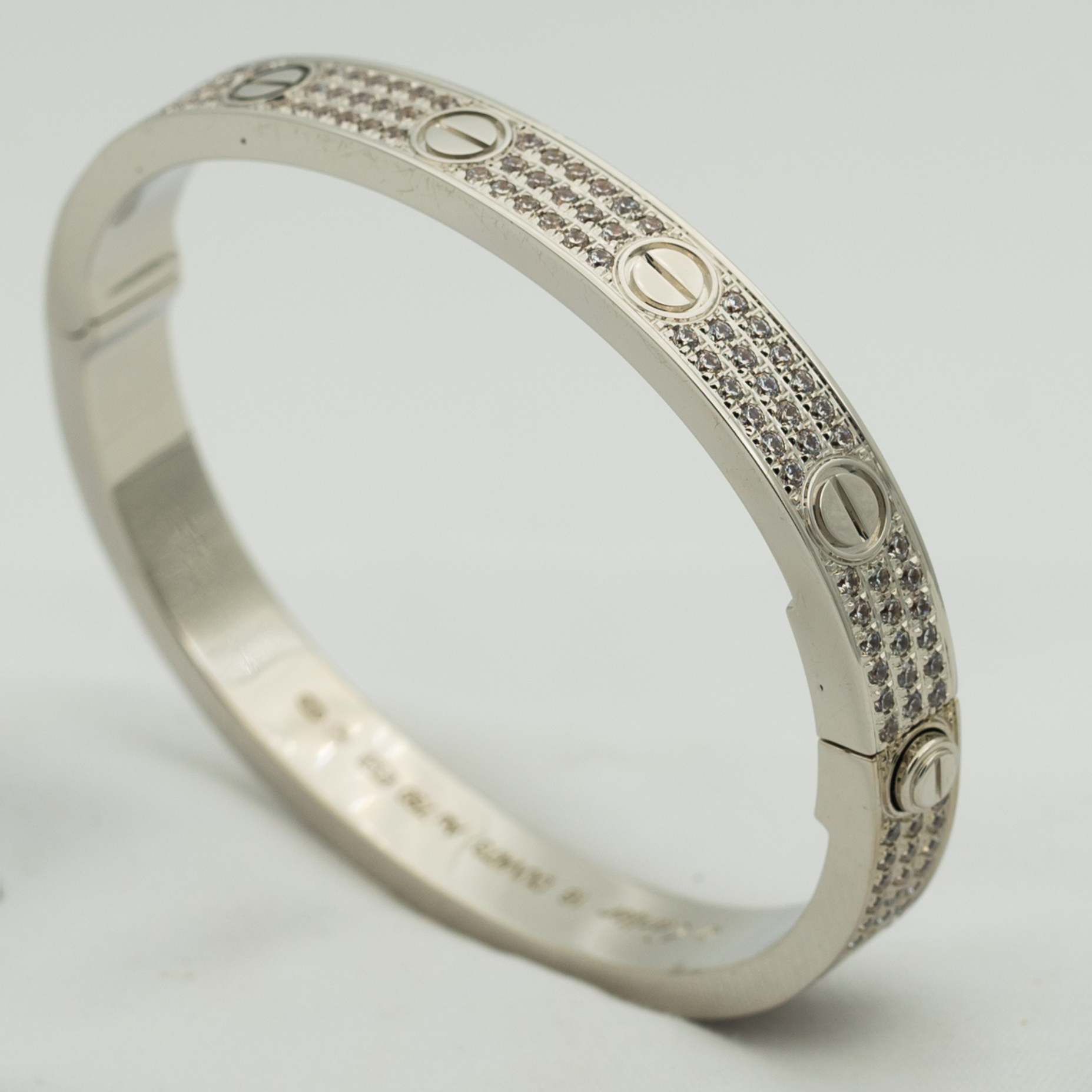 [Marin]LOVE BRACELET 6.1MM DIAMOND-PAVED