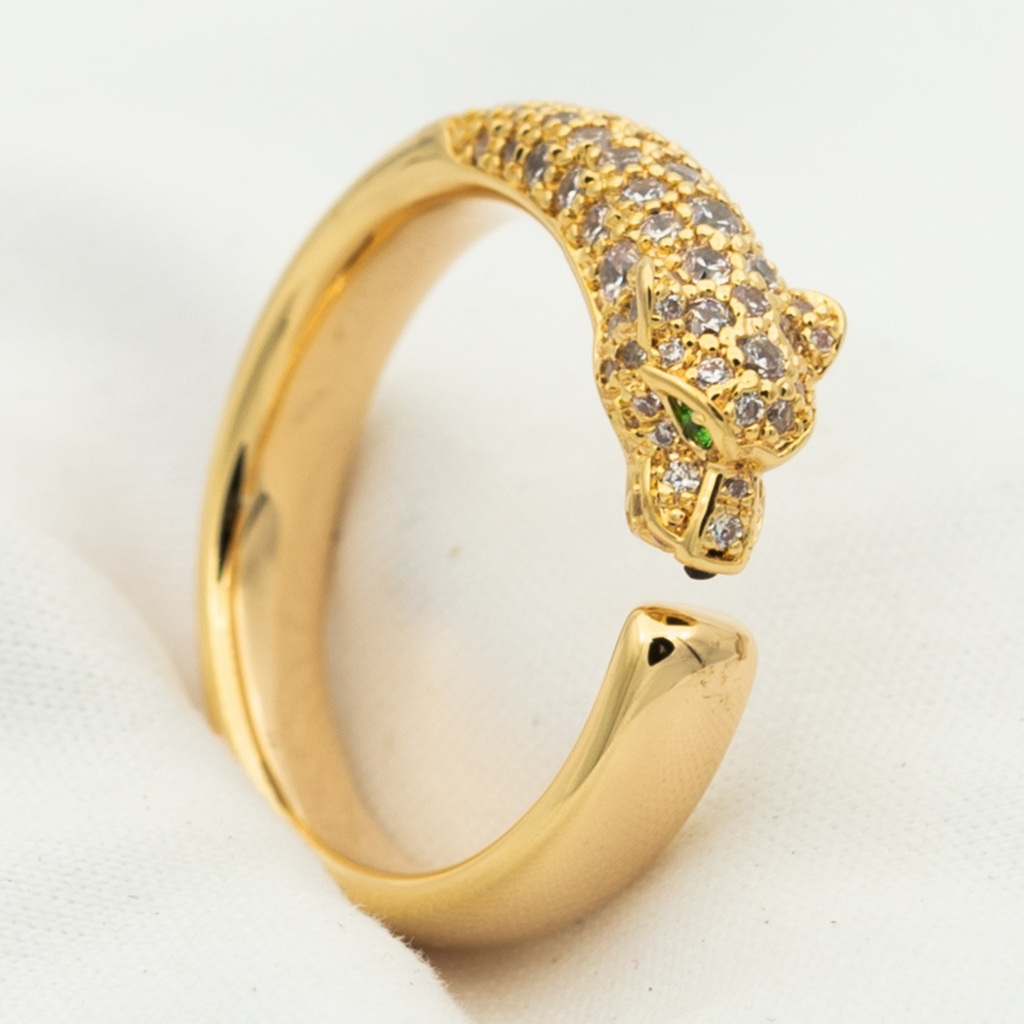 [Marin]BAGUE PANTHÈRE DIAMANT 7,3 MM