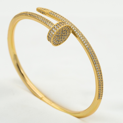 [Marin-Jewelry]JUSTE BRACELET 3.5MM ALL DIAMONDS