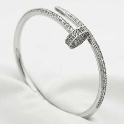 [Marin-Jewelry]JUSTE BRACELET 3.5MM ALL DIAMONDS