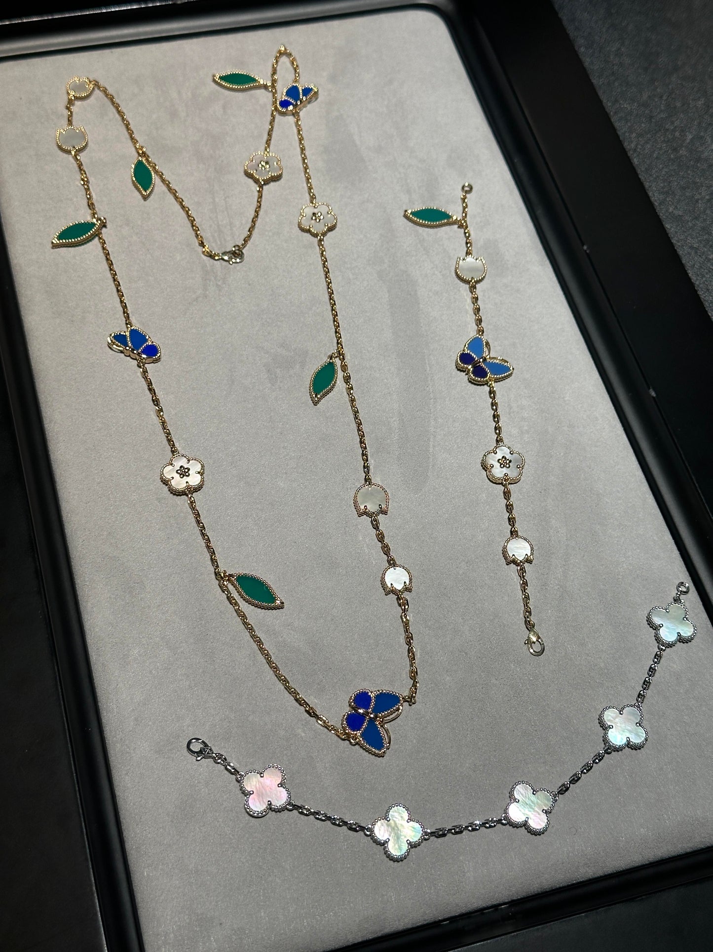 [Marin] 26 NEW CLOVER 15 MOTIFS LUCKY NECKLACE