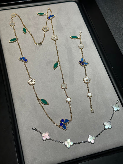 [Marin] 26 NEW CLOVER 15 MOTIFS LUCKY NECKLACE