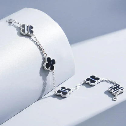 [Marin-Jewelry] CLOVER 5 MOTIF PULSAR STONE BRACELET COLLECTION