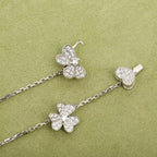 [Marin]FRIVOLE SILVER 9 FLOWERS NECKLACE