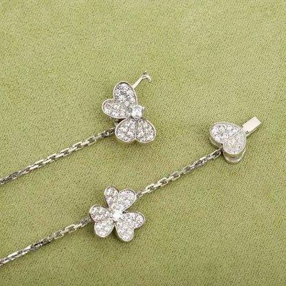 [Marin]FRIVOLE SILVER 9 FLOWERS NECKLACE