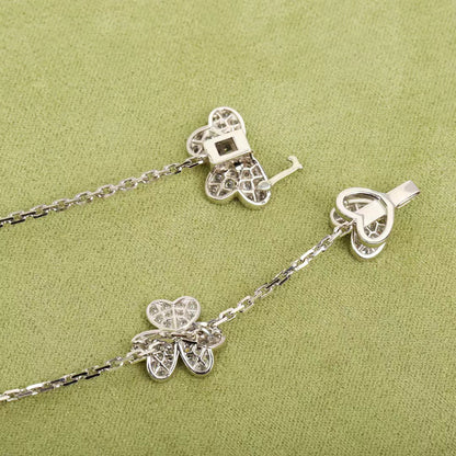 [Marin]FRIVOLE SILVER 9 FLOWERS NECKLACE
