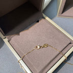 [Marin]JEUX DE PINK GOLD DIAMOND NECKLACE