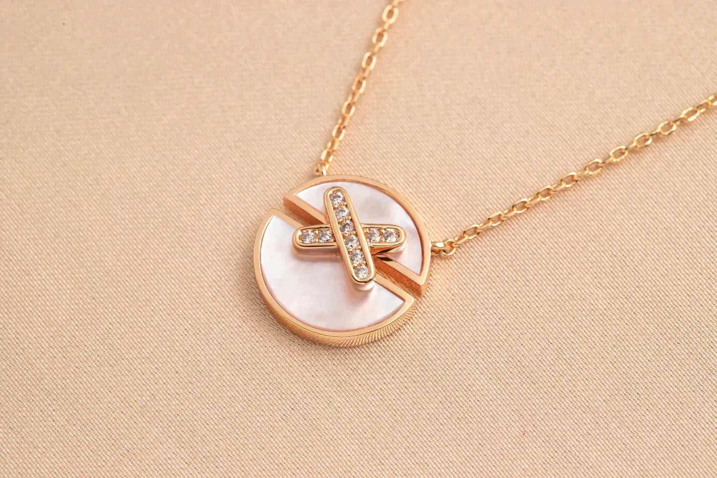 [Marin-Jewelry]JEUX DE Marin-Jewelry GOLD DIAMOND NECKLACE