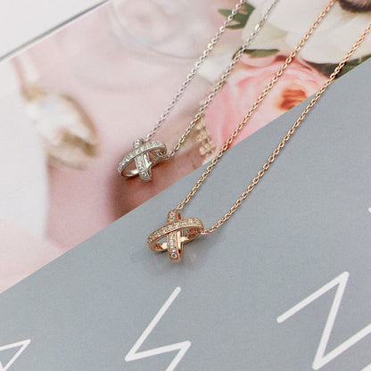 [Marin]JEUX DE DIAMOND NECKLACE