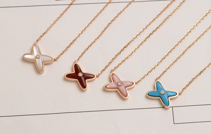 [Marin-Jewelry]JEUX DE NECKLACE 1 DIAMOND