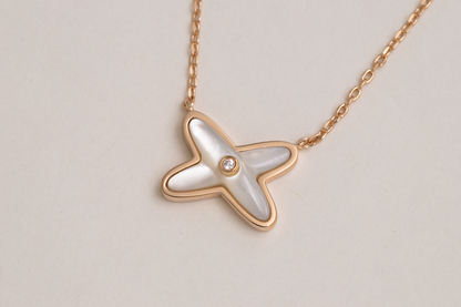 [Marin-Jewelry]JEUX DE NECKLACE 1 DIAMOND