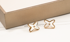 [Marin]JEUX DE WHITE MOP PINK GOLD DIAMOND EARRINGS