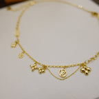 [Marin]BLOOMING SUPPLE NECKLACE BRASS