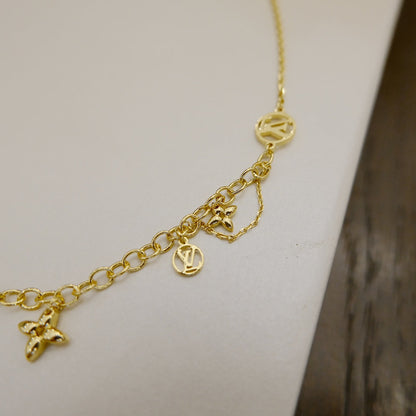 [Marin]BLOOMING SUPPLE NECKLACE BRASS