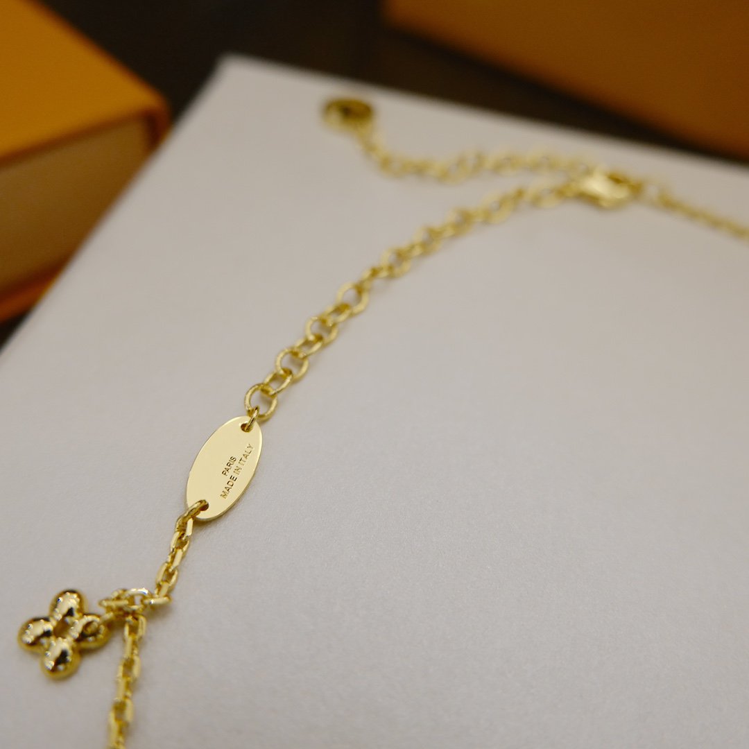 [Marin-Jewelry]BLOOMING SUPPLE NECKLACE BRASS