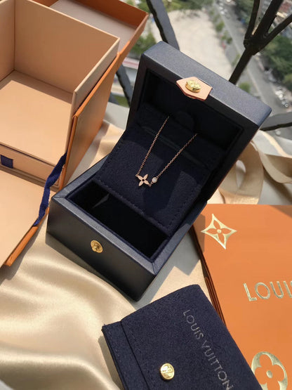 [Marin-Jewelry]BLOSSOM PENDANT PINK GOLD AND DIAMOND