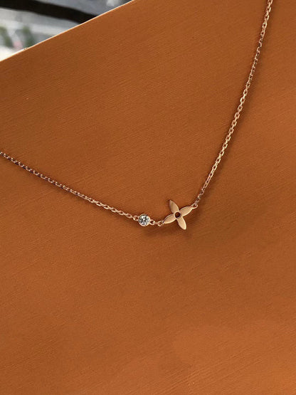 [Marin]BLOSSOM PENDANT PINK GOLD AND DIAMOND