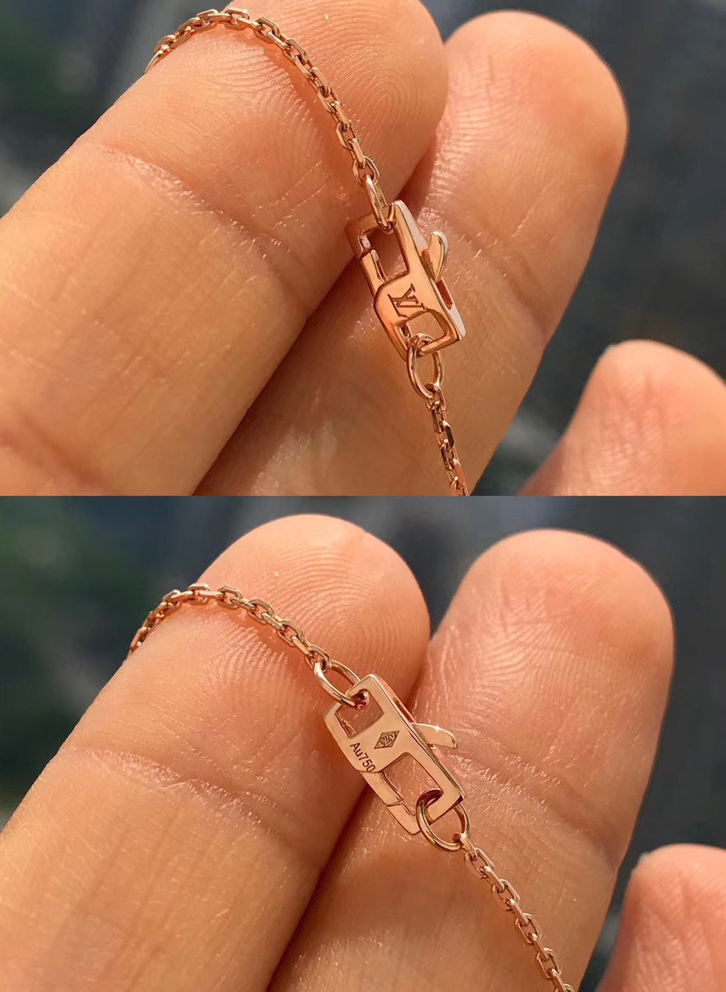 [Marin]PAPILLON FLEURI PENDENTIF OR ROSE ET DIAMANT