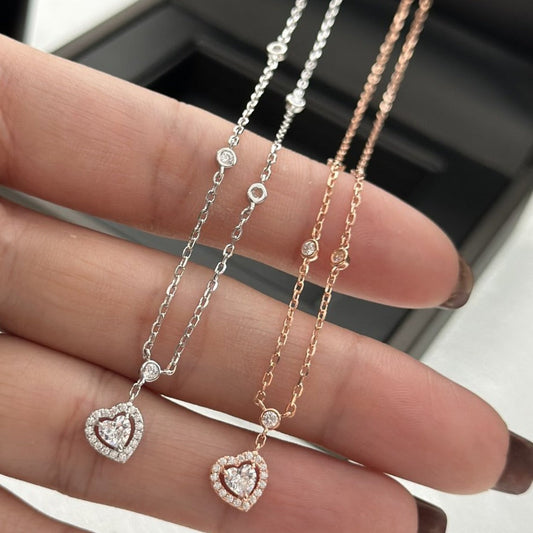 [Marin]JOY HEART DIAMOND NECKLACE