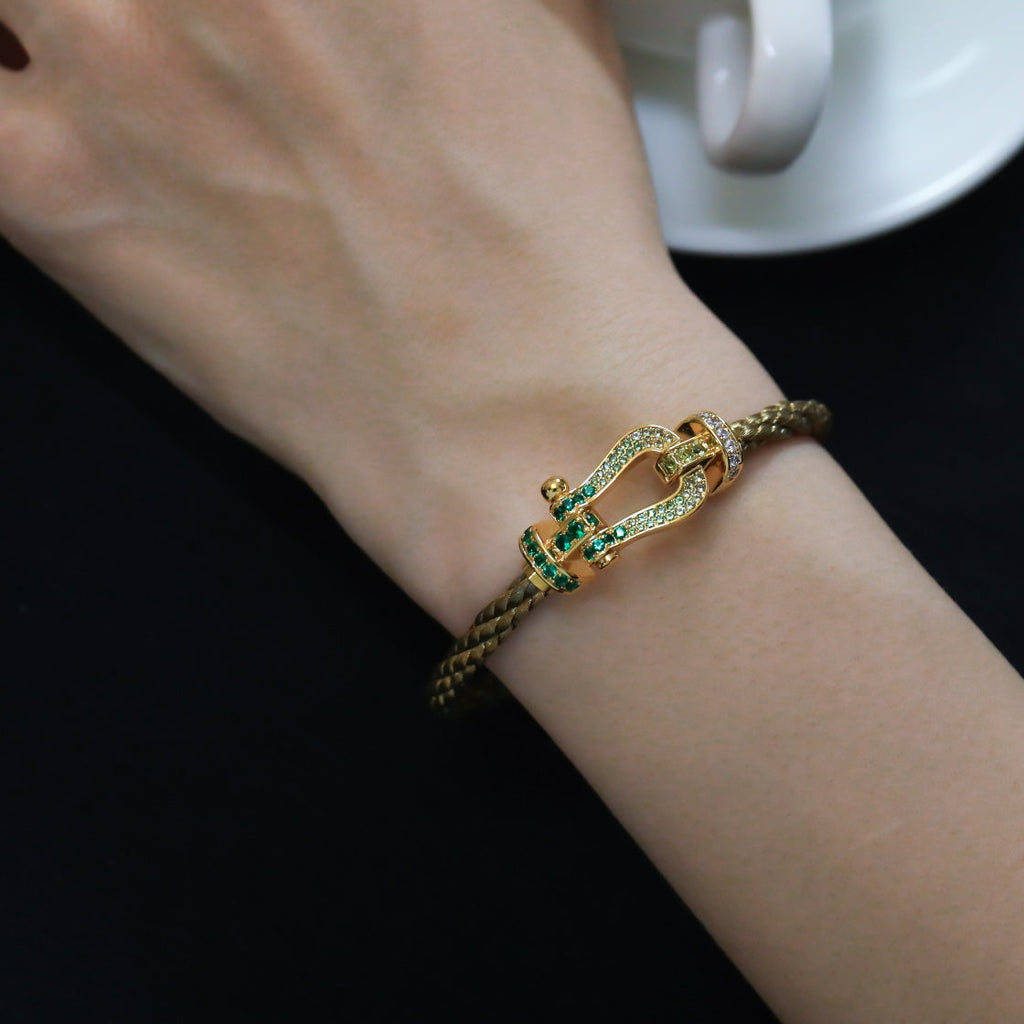 [Marin]FORCE 10 OR VERT DIAMANTS PAVÉS