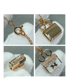 [Marin]H CIRCE MOISSANITE PENDANT NECKLACE GOLD