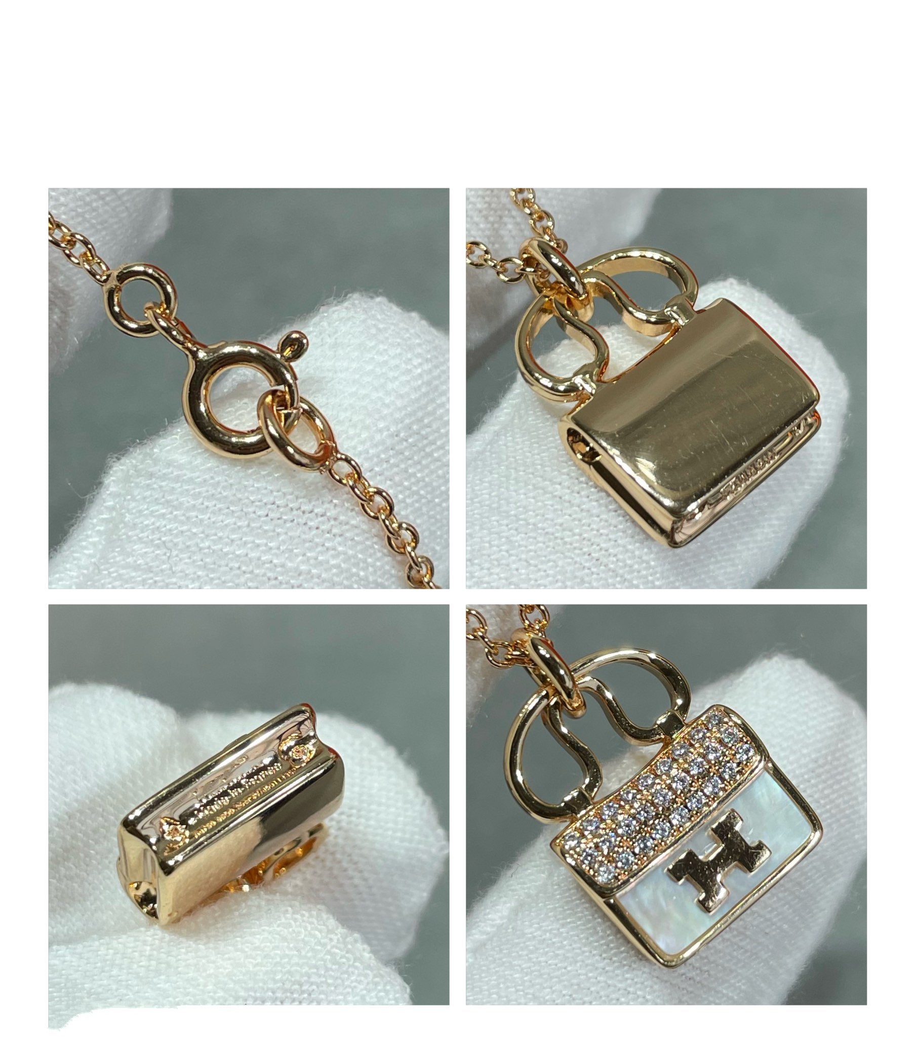 [Marin]H COLLIER PENDENTIF CIRCE MOISSANITE OR