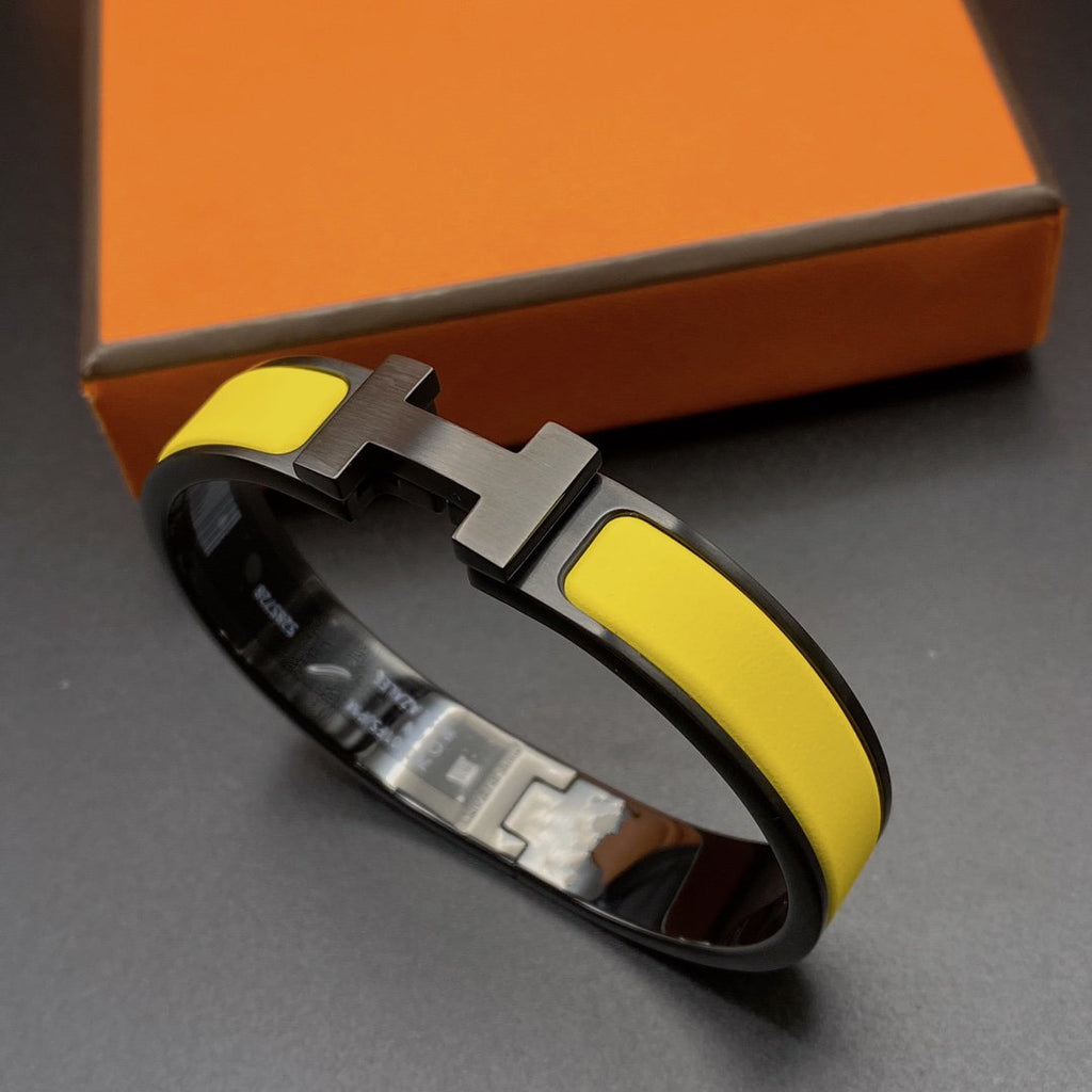 [Marin]CLIC HM SO BLACK YELLOW BRACELET