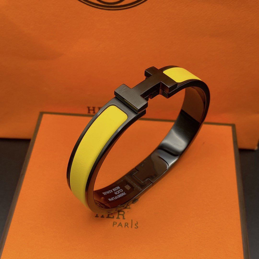 [Marin]CLIC HM SO BLACK YELLOW BRACELET