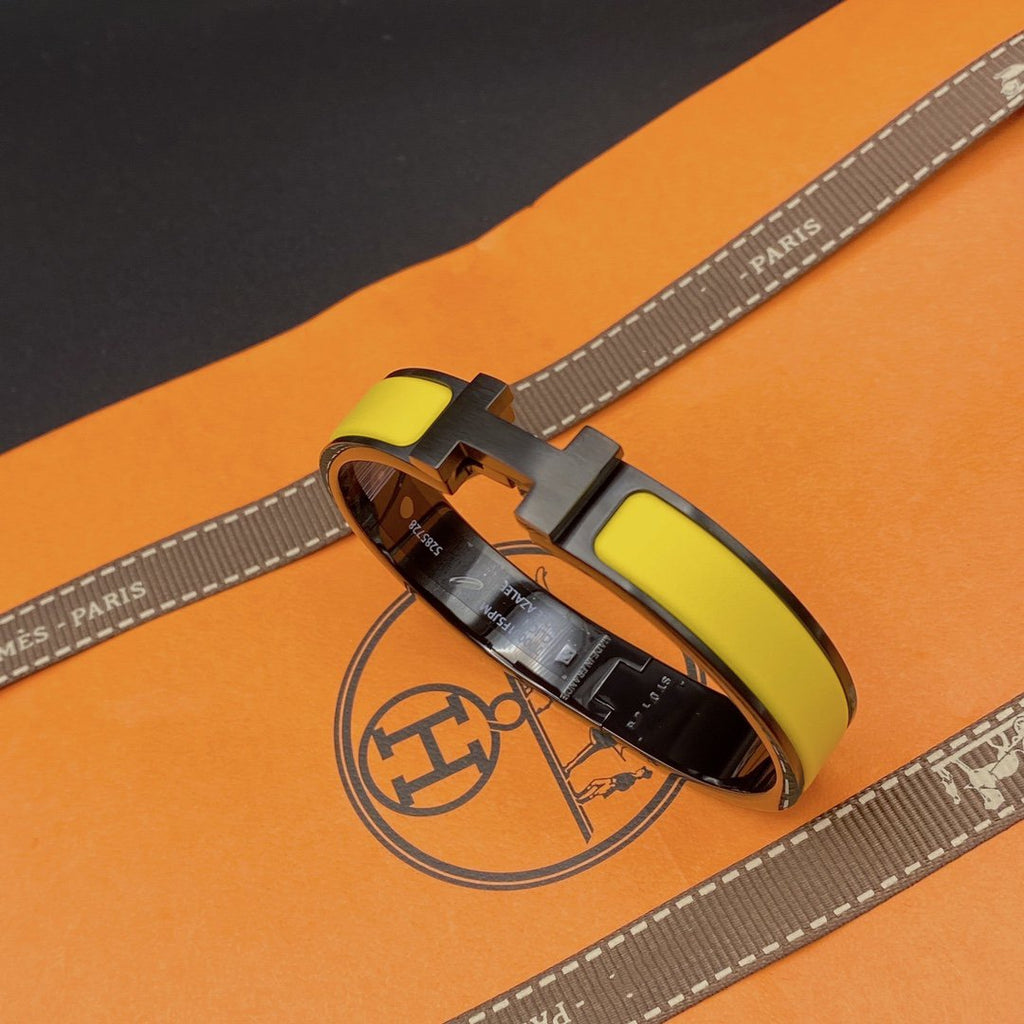 [Marin]CLIC HM SO BLACK YELLOW BRACELET