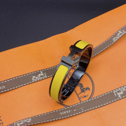 [Marin-Jewelry]CLIC HM SO BLACK YELLOW BRACELET