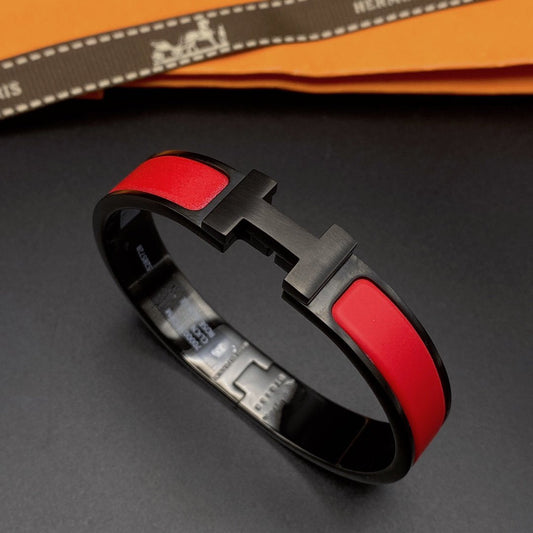 [Marin-Jewelry]CLIC HM SO ブラック レッド ブレスレット