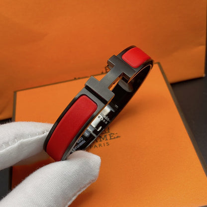 [Marin-Jewelry]CLIC HM SO BLACK RED BRACELET