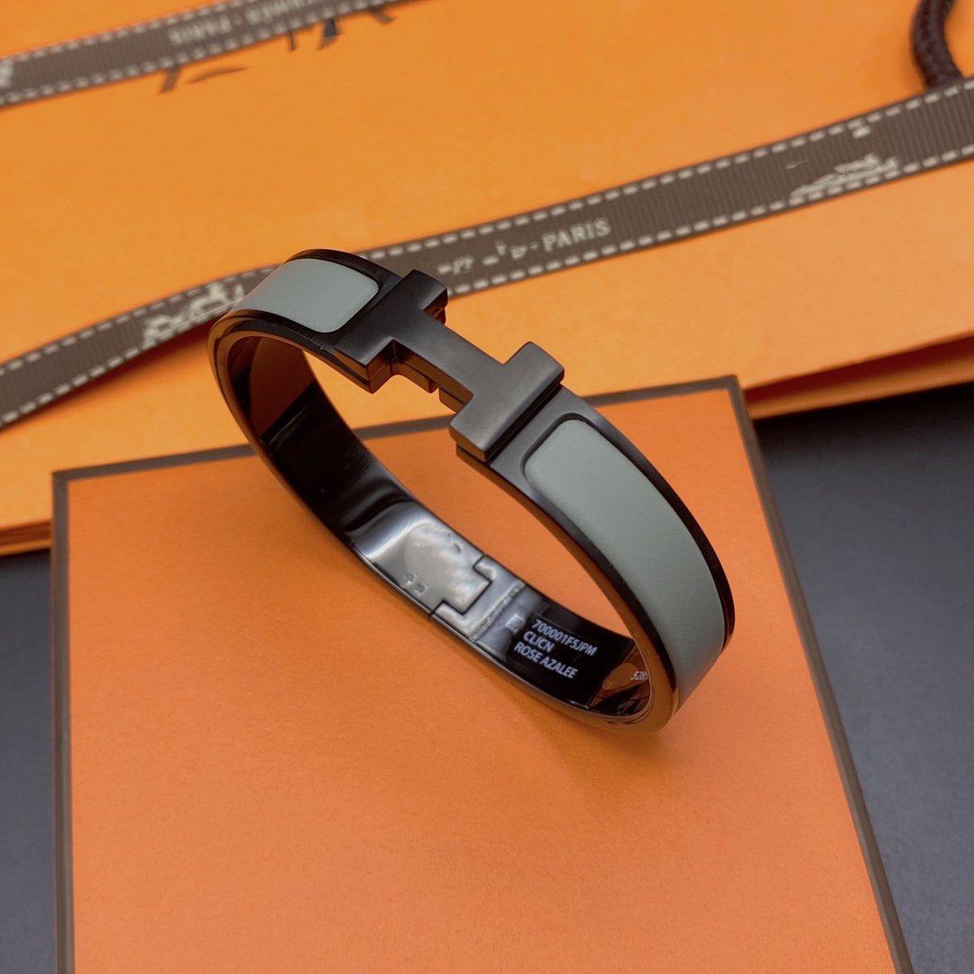 [Marin]CLIC HM SO BLACK GREY BRACELET