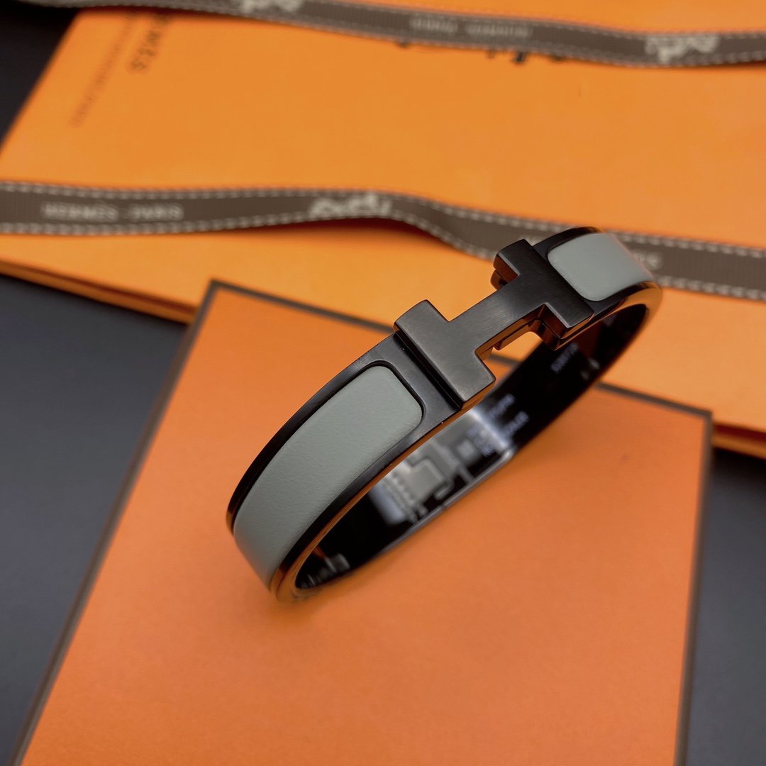 [Marin]CLIC HM SO BLACK GREY BRACELET