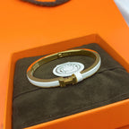 [Marin]BRACELET CLIC CLASSIQUE HM BLANC 8MM EN ÉMAIL