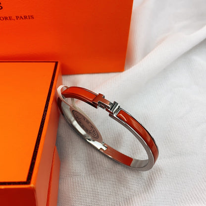 [Marin]CLASSIC HM CLIC RED 8MM ENAMEL BRACELET