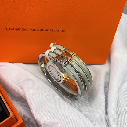 [Marin-Jewelry]CLASSIC HM CLIC GREEN 8MM ENAMEL BRACELET