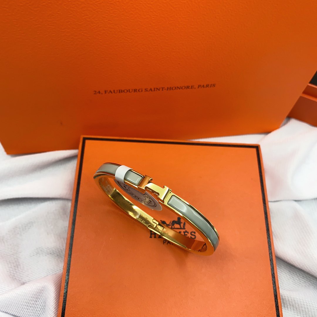 [Marin]BRACELET CLASSIQUE HM CLIC VERT 8MM ÉMAIL
